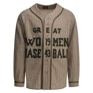 Kapital Great Women Baseball Overshirt Jacket Tag Size 4 Men